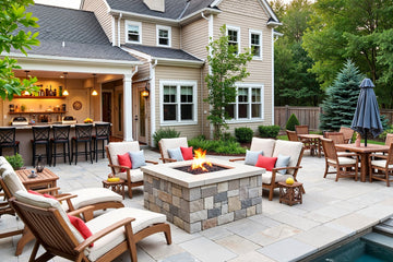 Integrating Fire Pits and Bars into Your Outdoor Space