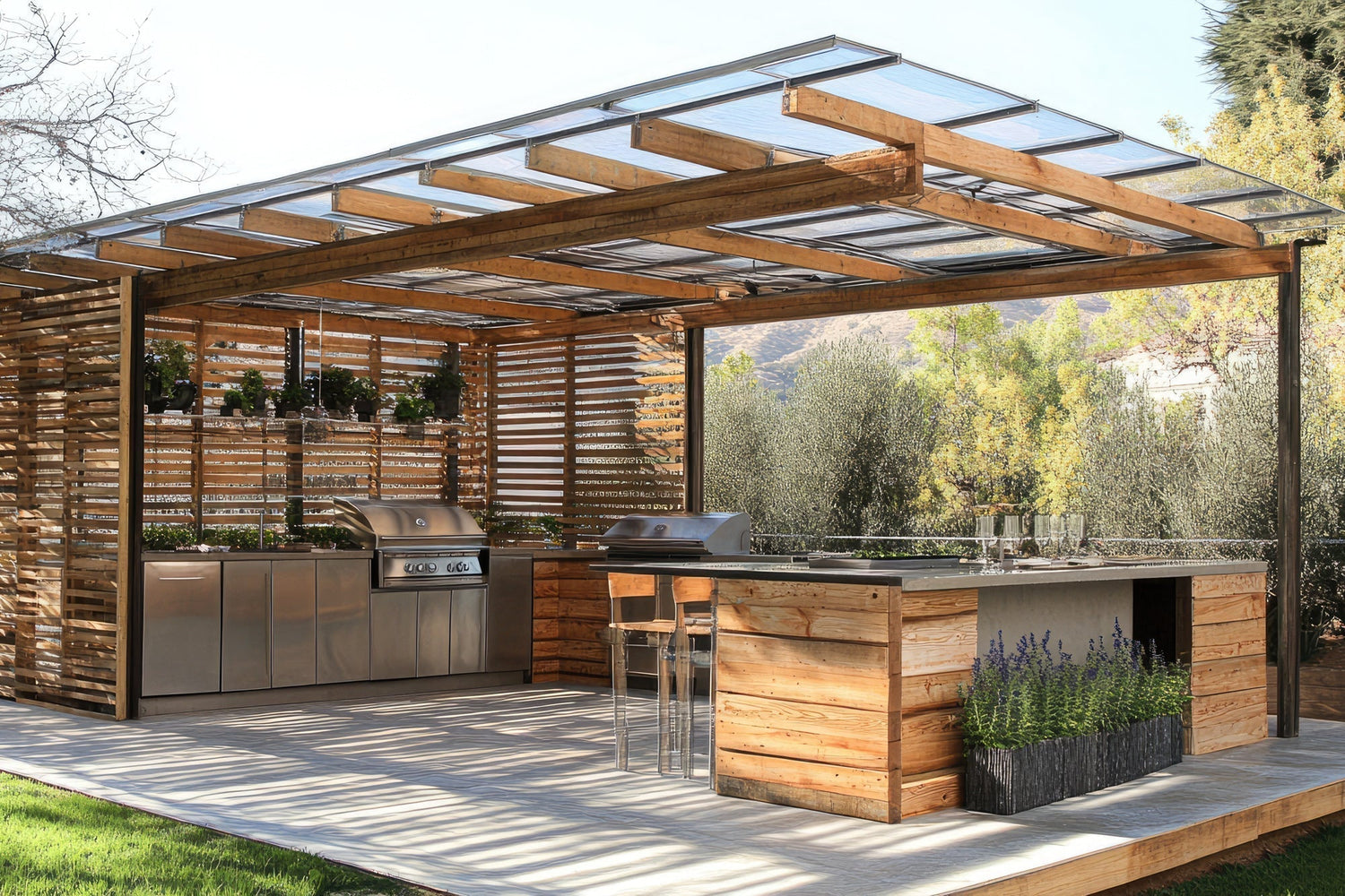 Photo inspiration: Picture Idea: Green Outdoor Kitchens Eco Friendly And Sustainable Design