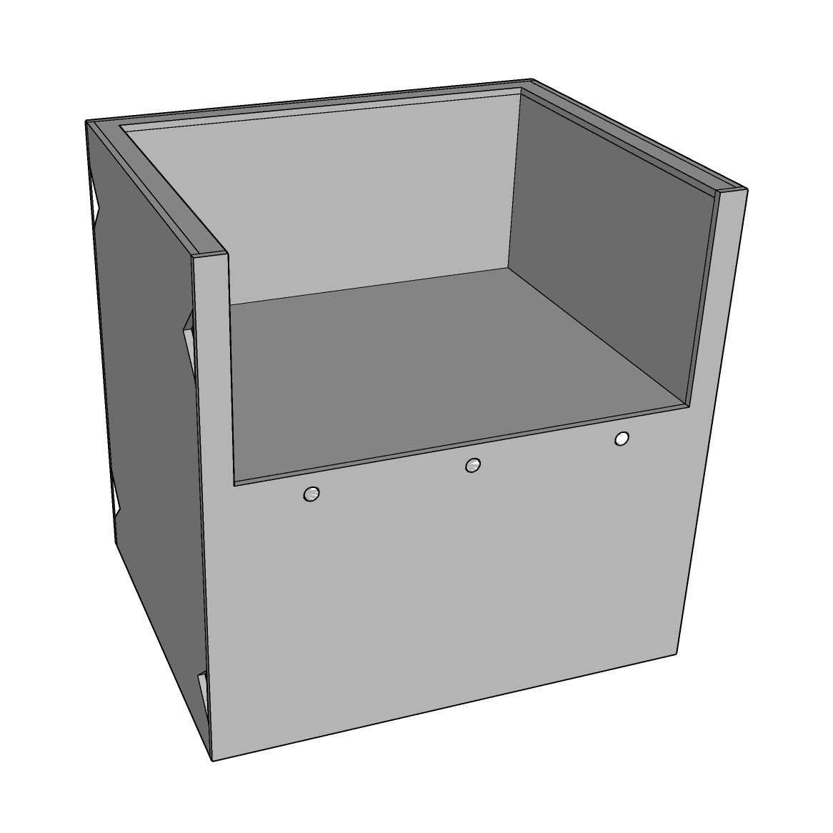 CABINET FOR KAMADO or POWER BURNER for Outdoor Kitchen | Width: 36"or 48" | Height: 36”(STD) or 31”(ADA) | Depth: 29” | Bar and Backsplash Options | Ready to Assemble and Finish